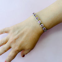 Radiant Pink Sapphire Bangle