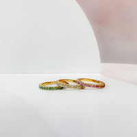 Dainty Round Eternity Band