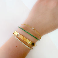 Single Diamond Bracelet