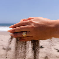 1ctw Lab Grown Marquise Ribbed Ring