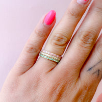 Dainty Round Eternity Band