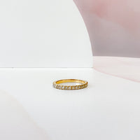 Dainty Round Eternity Band