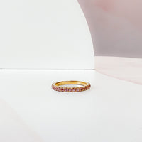 Dainty Round Eternity Band