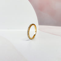 Dainty Round Eternity Band