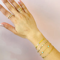 Bezel Diamond Bracelet