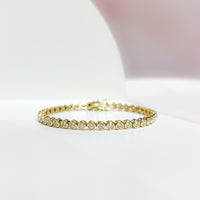 3ct Bezel Tennis Bracelet