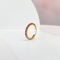 Dainty Round Eternity Band