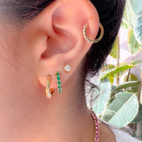 Huggie Hoops (0.50ct)