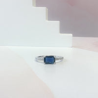 EW Emerald Cut Ring