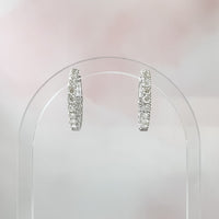 Diamond In & Out Hoop (~2.50ct)