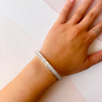 Invisible Princess Cut Tennis Bracelet