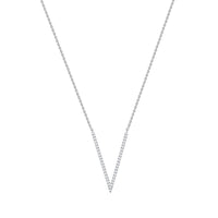 Diamond V Necklace