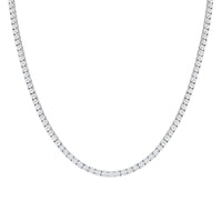 Diamond Tennis Necklace (Traditional 4Prong Setting)