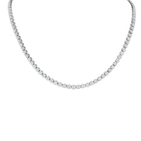 Diamond Tennis Necklace (Buttercup Setting)