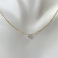 Floating Diamond Necklace