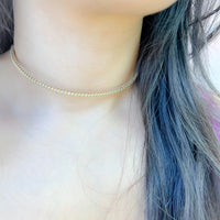 Diamond Bezel Choker