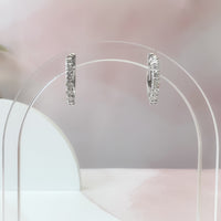 7Stone Diamond Hoops