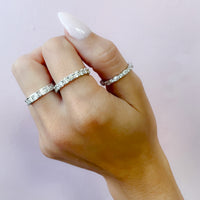 Oval & Round Eternity Band