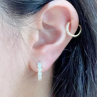 Diamond Huggie Hoop (~1.10ct)