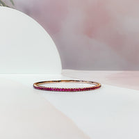 Flexible Ruby Bangle (Eternity)