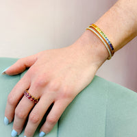 Rainbow Princess Sapphire Bangle