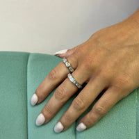 Princess & Round Eternity Band