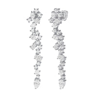 Cluster Drop Earrings