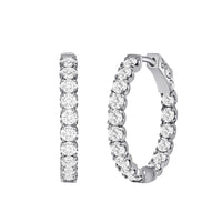 Diamond In & Out Hoop (~2.50ct)