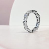 Princess & Round Eternity Band