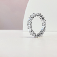 Emerald Cut Eternity Band