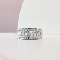 NS Baguette & Round Eternity Band