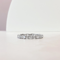 Oval & Round Eternity Band