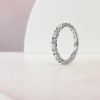 Oval & Round Eternity Band