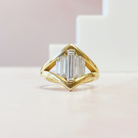 Art Deco 5Stone Ring