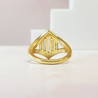 Art Deco 5Stone Ring