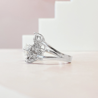 Pear Flower Wrap Ring