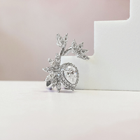 Pear Flower Wrap Ring