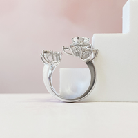 Pear Flower Wrap Ring