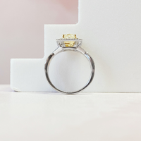 Cushion Double Halo Ring
