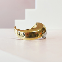 Retro Solitaire Ring