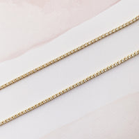 Diamond Tennis Necklace (Buttercup Setting)