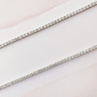Diamond Tennis Necklace (Traditional 4Prong Setting)