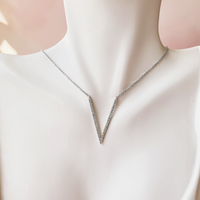 Diamond V Necklace