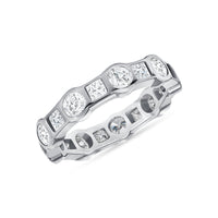 Princess & Round Eternity Band