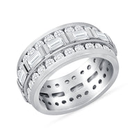 EW Baguette & Round Eternity Band