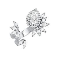 Pear Flower Wrap Ring