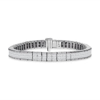 Invisible Princess Cut Tennis Bracelet