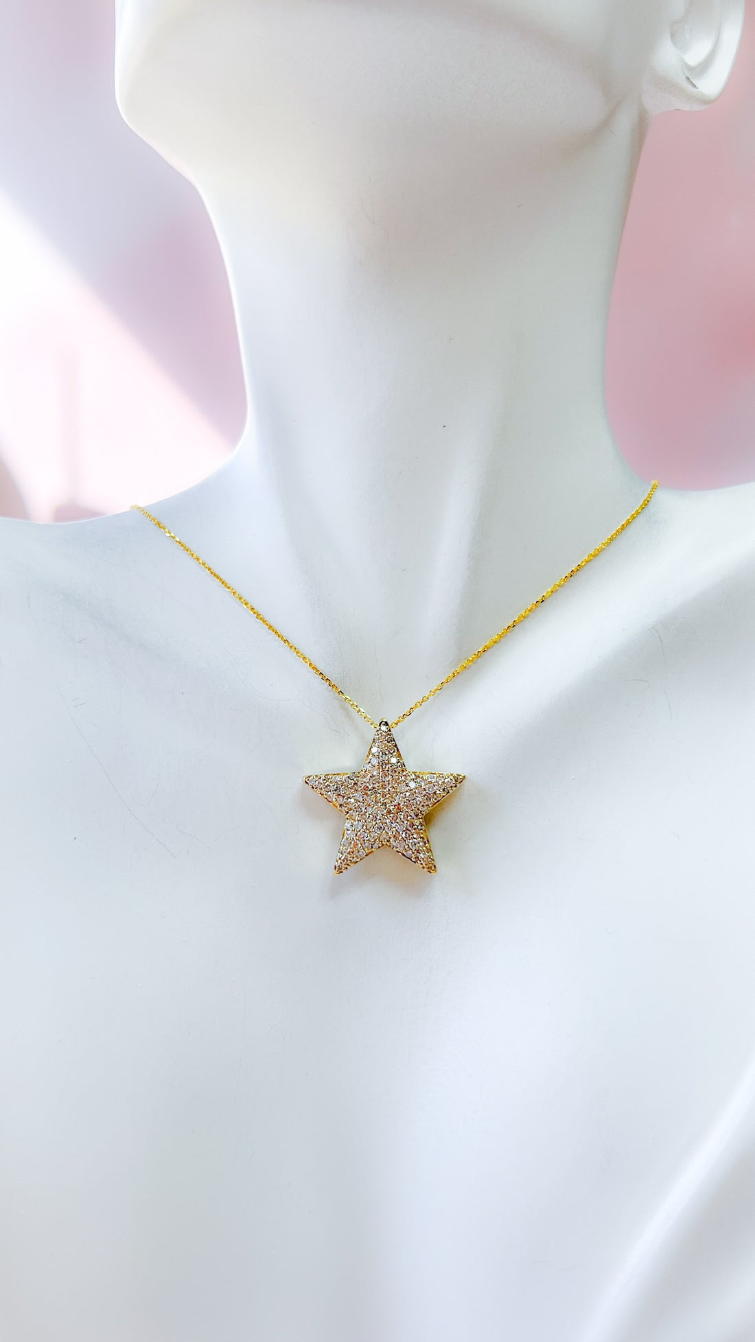 Pavé Star Necklace