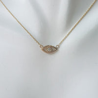 Diamond Evil Eye Necklace