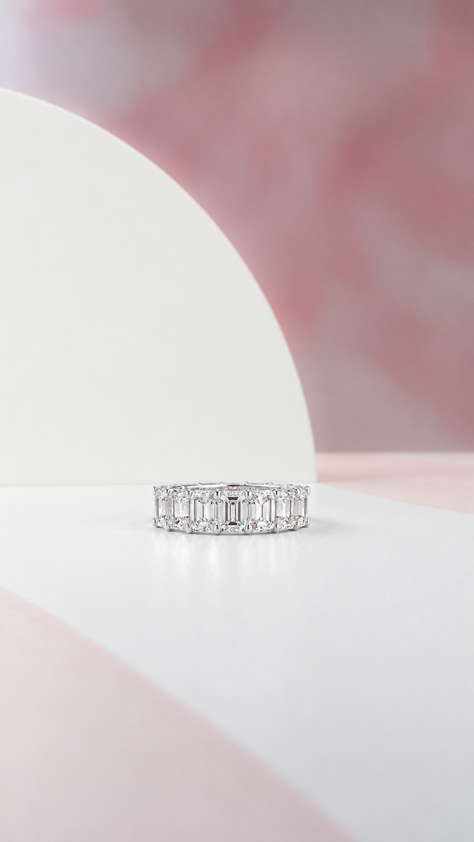 2.5ctw 7Stone Emerald Cut Diamond Ring